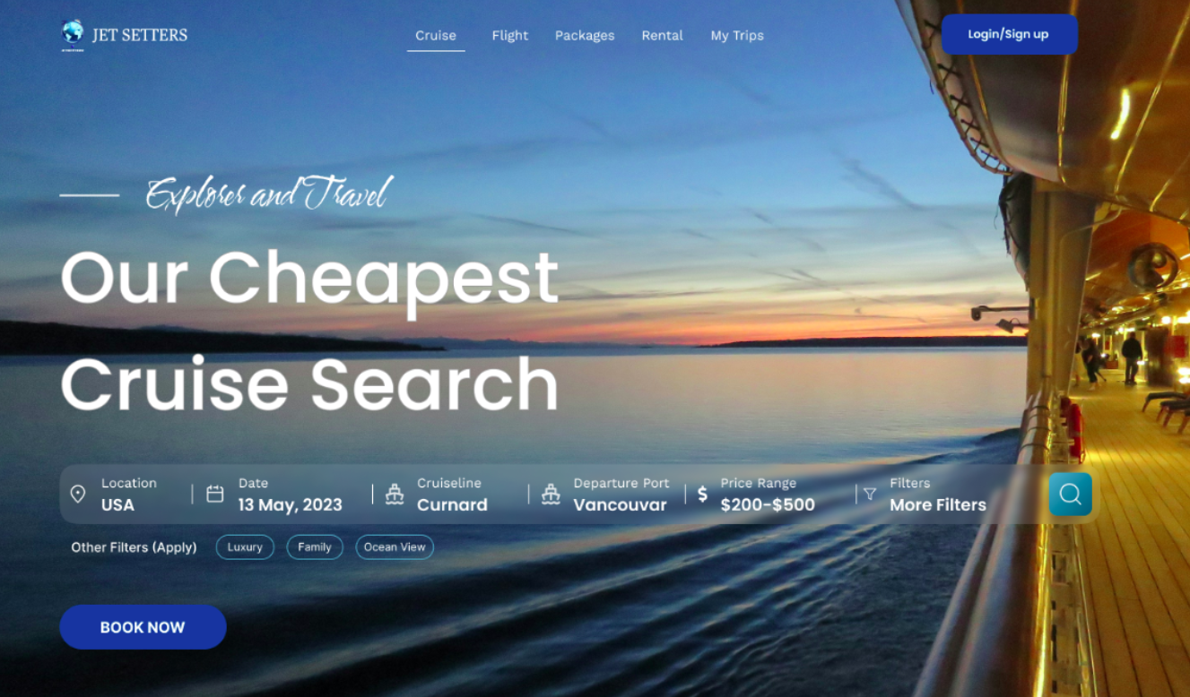 Cruise Search Website